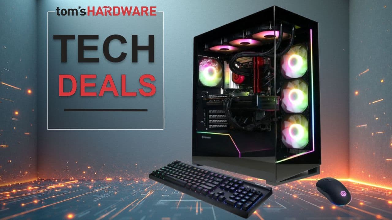 With a standout $1739.99 price tag, this packed CyberPower PC features both the Ryzen 7 9800X3D and Radeon RX 9070 XT for an amazing prebuilt gaming setup — beat the AI crunch with 32GB of DDR5 and a...