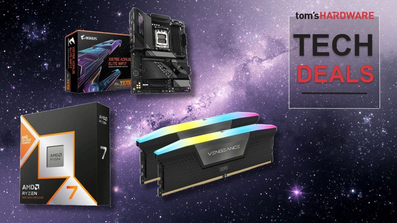 Save $177 on this epic Newegg combo with AMD Ryzen 7 9800X3D, 32GB DDR5 RAM, and a Gigabyte X870E motherboard — $1,000 deal gets you the barebones of a powerhouse 4K rig with one of the fastest gaming...