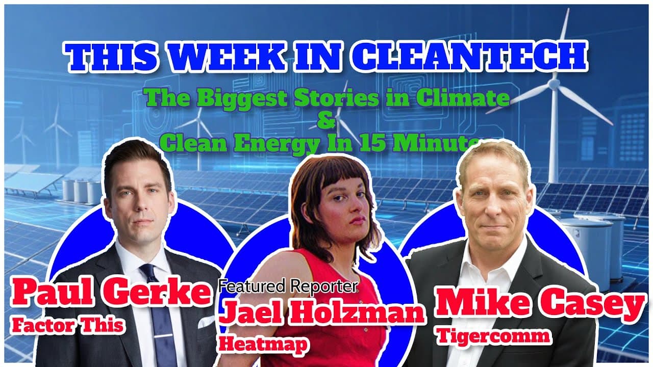 Can these senators save NEPA? – This Week in Cleantech