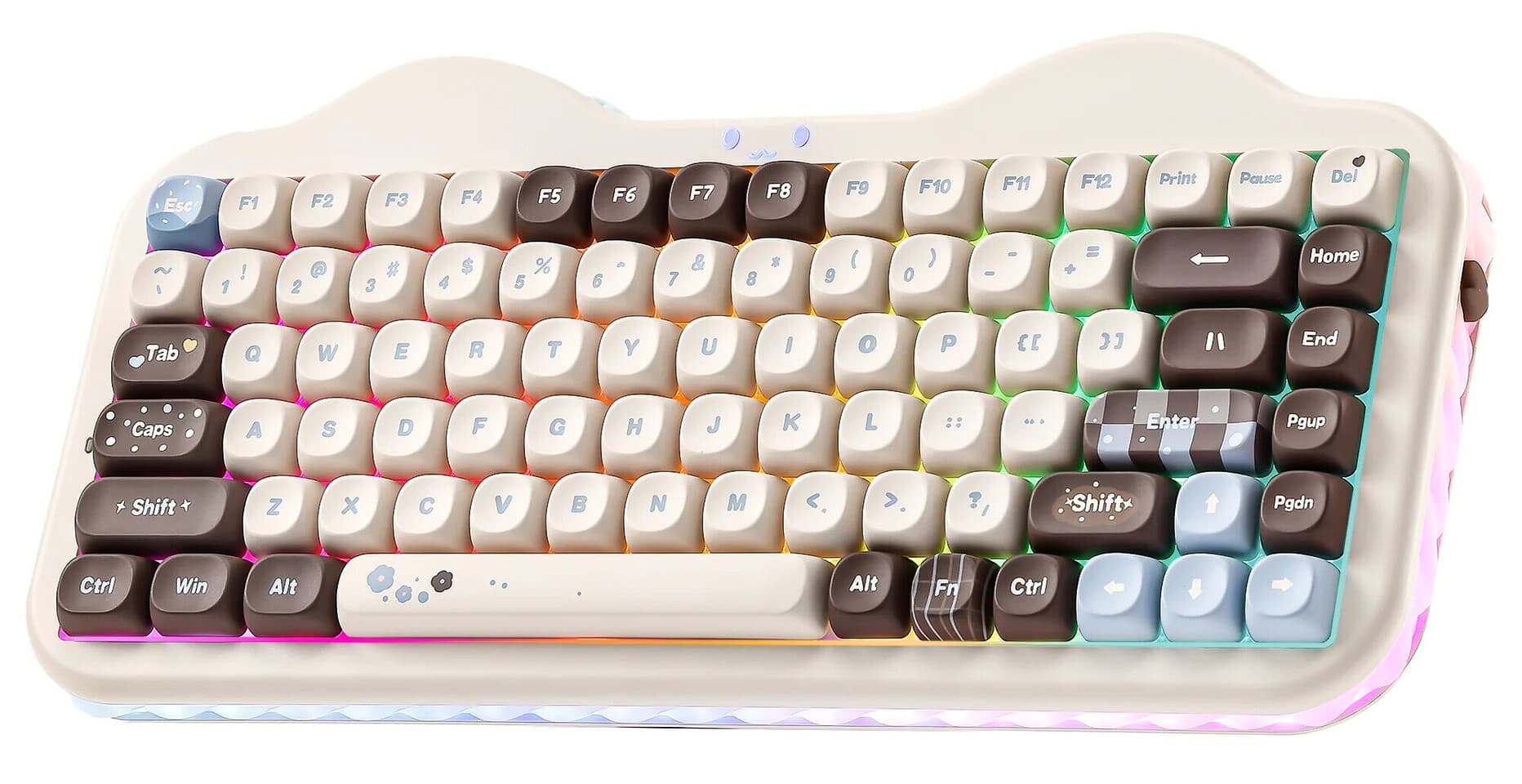 (PR) Yunzii Adds Choco Blue Variant to C75 Cake Mechanical Keyboard Series