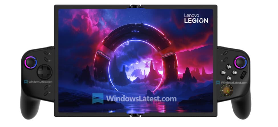 Foldable Lenovo Legion Go Gaming Handheld Concept Appears in Leak