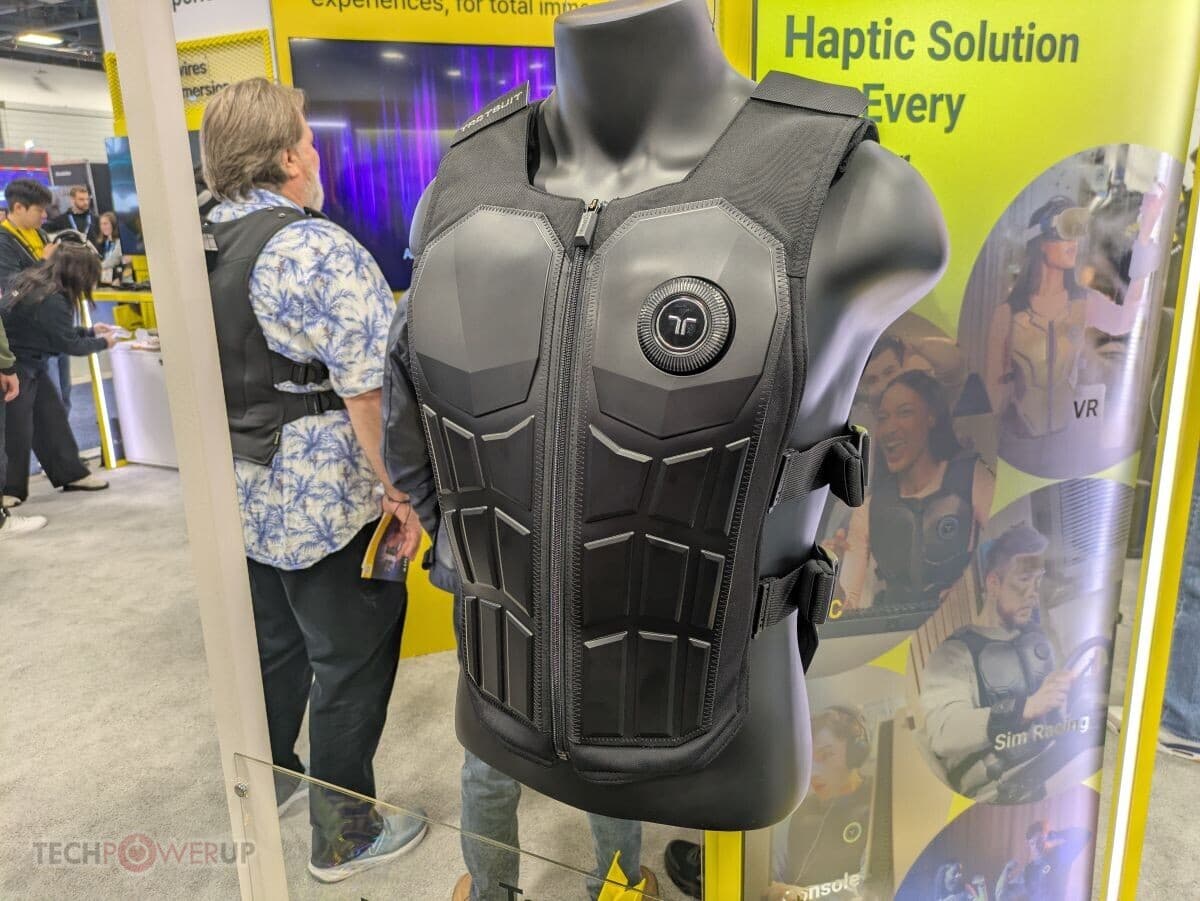 bHaptics Tactsuit Adds Force Feedback for Your Body