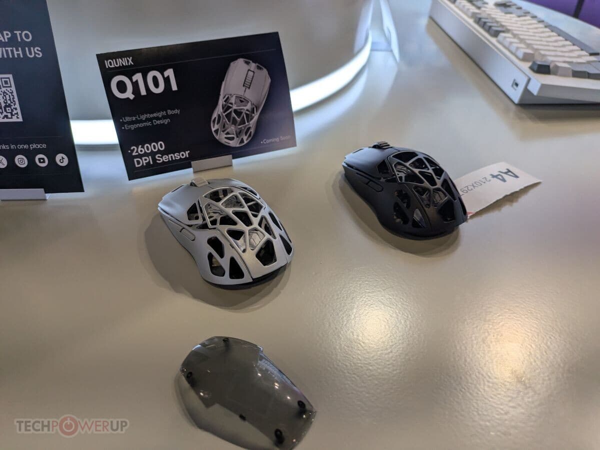 Iqunix Previews Upcoming Q101 "Ultra-Lightweight" Magnesium Gaming Mouse at CES 2026