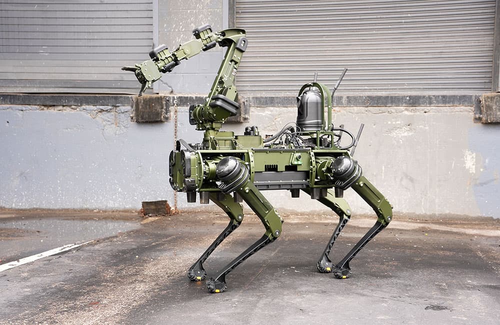 Ghost Robotics releases manipulator arm for Vision 60 quadruped