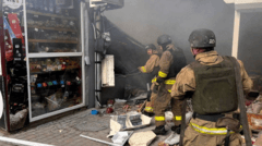 Russian attack on Ukraine market kills five